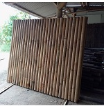 Bamboe tuinscherm VOL 180X180 cm Black bamboo Bandung